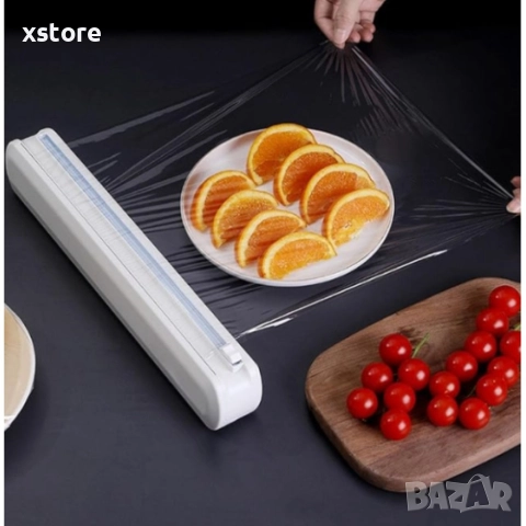 Поставка за домакинско фолио с резец, снимка 3 - Аксесоари за кухня - 52712711