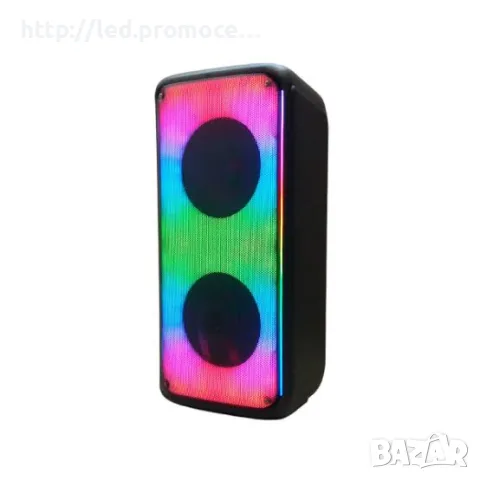 Brudo BTS-1908 bluetooth високоговорител с LED светлина Караоке високоговорител, снимка 3 - Караоке - 56155662