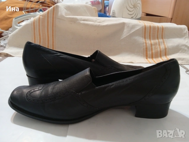 Черни на VERHULST -холандска марка н.7.5естеств кожа, снимка 9 - Дамски ежедневни обувки - 53713864