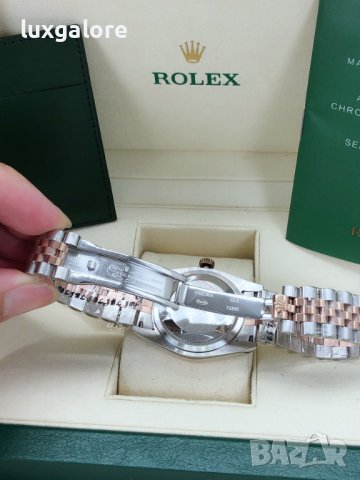 Унисекс часовник Rolex Oyster Perpetual Datejust с автоматичен механизъм, снимка 8 - Мъжки - 41815567