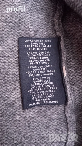 Gant XXL жилетка с вълна и алпака, снимка 12 - Пуловери - 53305409