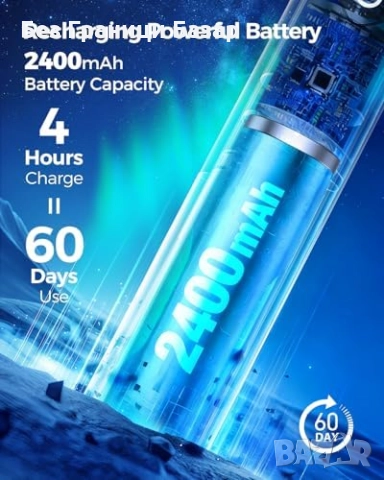 Нова Електрическа четка за зъби с 8 глави, 4 режима и 60 дни батерия, снимка 4 - Други - 52750395