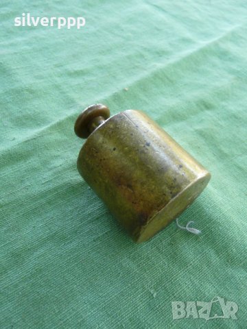  Стара бронзова тежест за везна , снимка 2 - Други ценни предмети - 41771168