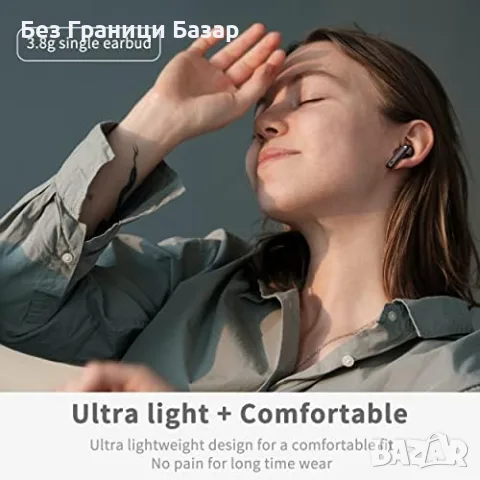 Нови Безжични слушалки Bluetooth 5.4 6D Stereo 40H LED ENC IP7 за iPhone Android, снимка 6 - Bluetooth слушалки - 56318741
