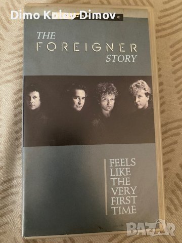 FOREIGNER VHS HIFI Видео Касета. Mega Rare!