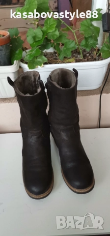 Ботуши Clic! Естествена кожа , снимка 2 - Дамски ботуши - 52877035