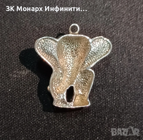 Сребърна висулка , снимка 2 - Колиета, медальони, синджири - 50353484
