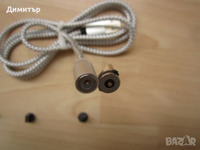 Магнитен Micro-USB & USB Type-C кабел за зареждане - нов, снимка 2 - Кабели и адаптери - 48669198
