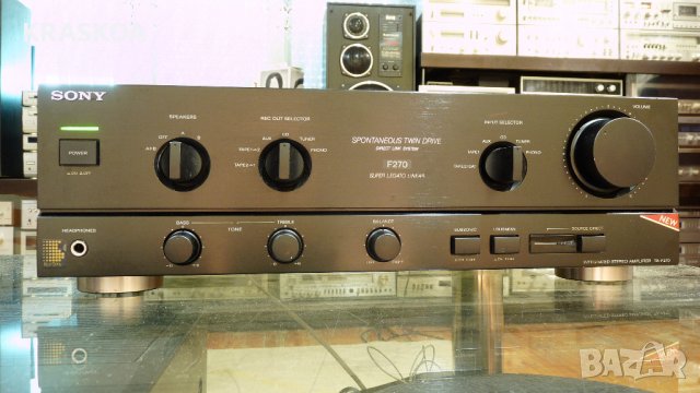 SONY TA-F270, снимка 4 - Ресийвъри, усилватели, смесителни пултове - 34739957