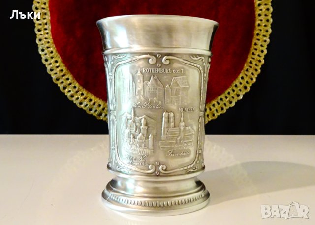 Чаша,халба от калай,архитектура,220 мл.