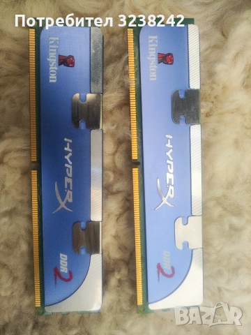 ddr2 ×2бр. 1gb. с радиатори