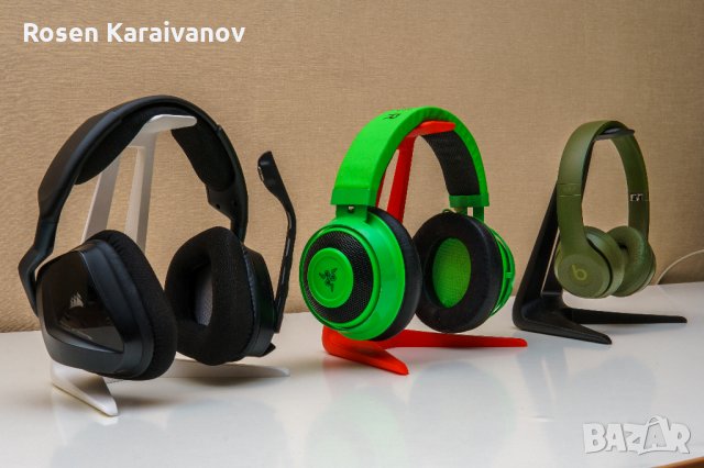 Стойка за слушалки Logitech Razer Sony Hyperx Corsair Beats Audio Bose, снимка 1 - Слушалки за компютър - 35733555