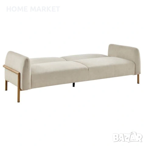 Диван Молино - бежов цвят  Диван Молино е изработен от висококачествена дамаска , снимка 3 - Дивани и мека мебел - 53270066