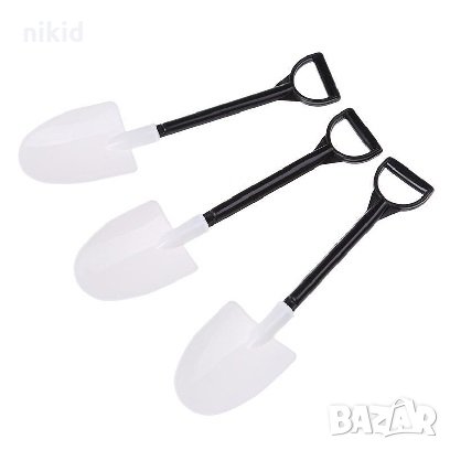 декоративна пластмасова лопатка лъжица лъжици за парти крем мус десерти лъжица лопатка, снимка 2 - Аксесоари за кухня - 32226670