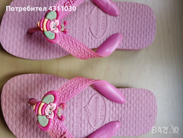 Детски чехли Havaianas23/24 номер, снимка 3 - Детски сандали и чехли - 53808719