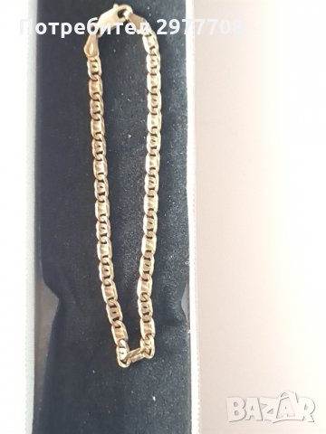 Детска златна гривна 8К , снимка 4 - Гривни - 35774371