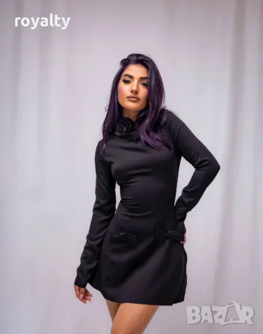 Черна дамска рокля 