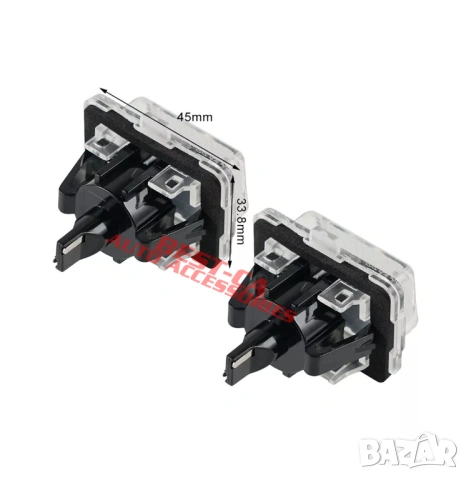 LED плафони за регистрационен номер подходящи за Mercedes-Benz W204 W212 W221 W216 C207, снимка 6 - Аксесоари и консумативи - 53081432