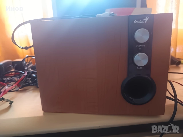 Продавам тонколони Genius SW-HF2.1 1205 с дървен корпус, снимка 2 - Тонколони - 53351009