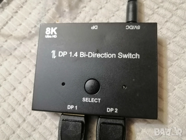Двупосочен DisplayPort Switch, снимка 4 - Кабели и адаптери - 52924635