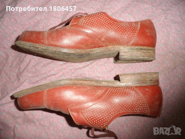 стари мъжки обувки, снимка 8 - Антикварни и старинни предмети - 41608492