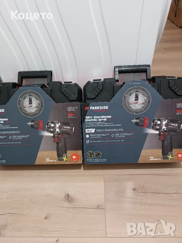 12 V - Ударен безчететков винтоверт Parkside /Парксайд Performance , снимка 11 - Винтоверти - 53456262