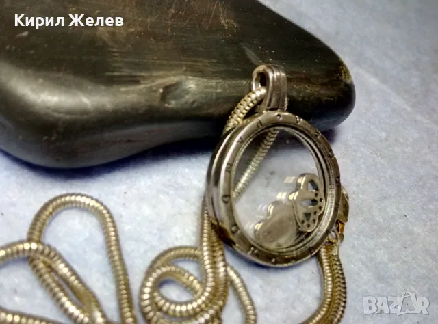 PANDORA Родиран СРЕБЪРЕН МЕДАЛЬОН ПАНДОРА ЦИРКОНИ ЕМАЙЛ и СТЪКЛО с СРЕБЪРНА ВЕРИЖКА СРЕБРО 925 26259, снимка 10 - Колиета, медальони, синджири - 49426341
