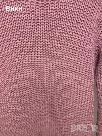 Пуловер ръчно плетен универсален размер, снимка 5 - Блузи с дълъг ръкав и пуловери - 48836285
