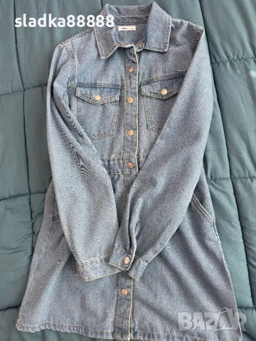 Дънкова рокля за момиче, снимка 2 - Детски рокли и поли - 50018050