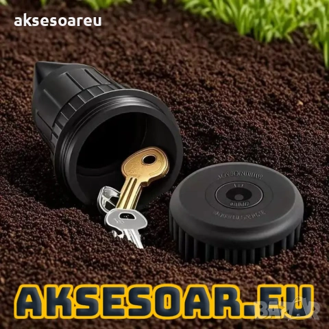 3 бр. Скривател за ключове за градина реалистичен подземен сейф тип поливна система здрава пластмаса, снимка 3 - Напояване - 53874036