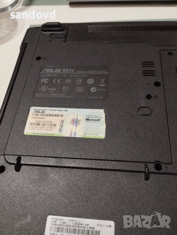 лаптоп АSUS ROG  G51J   цена 140лв, снимка 9 - Лаптопи за дома - 44420619