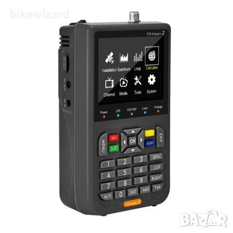 CENPEK V8 Finder2 Сателитен търсач DVB-S2X Сигнален приемник Декодер H.264 HD 3.5 LCD НОВ, снимка 2 - Друга електроника - 52842461