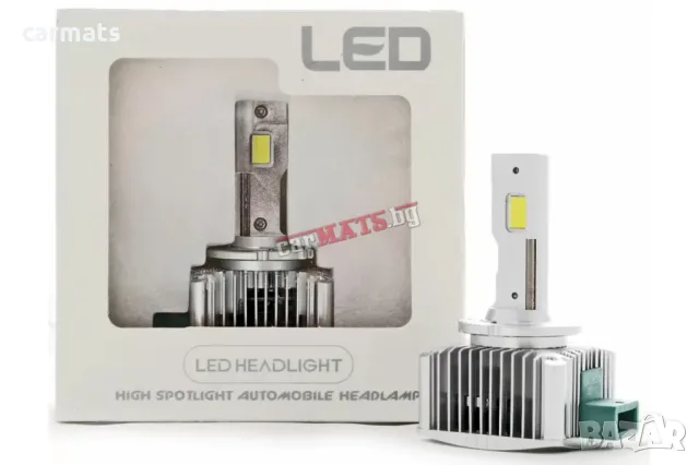 Лед крушки - Led система D3S за фабричен ксенон - 50W - Canbus 6000K