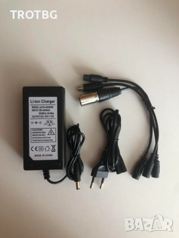 Зарядно 42V 2A с 4 порта за електрически превозни средства, снимка 2 - Друга електроника - 53841518