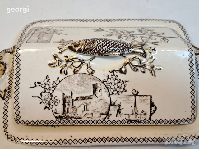 английски съд за масло    20/2, снимка 2 - Аксесоари за кухня - 49123119