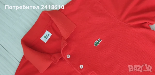 Lacoste Sport Pique Cotton Mens Size 5 - L ОРИГИНАЛ! Мъжка Тениска!