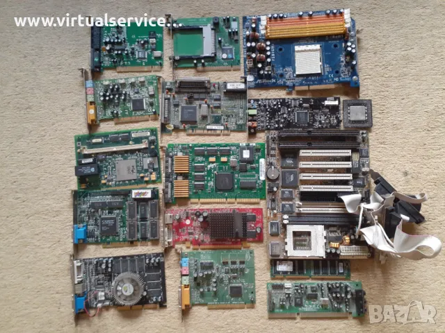 Ретро дъна, PCI, ISA, AGP саунд, видео, SCSI и др.  платки