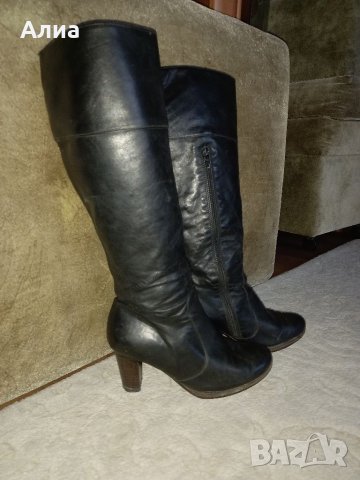 Ботуши кожени, номер 38, сиви,черни, бежови, снимка 11 - Дамски ботуши - 34111702