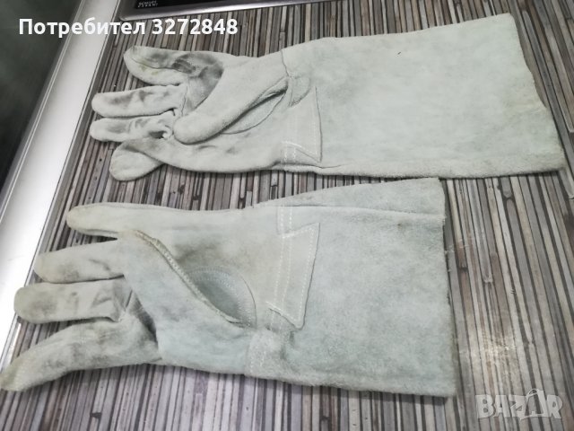 Мъжки заваръчни/ работни/ ръкавици- естествена кожа , снимка 8 - Ръкавици - 44209655
