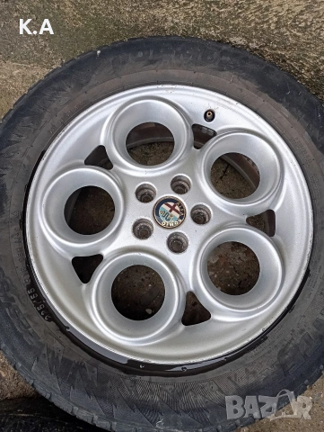 Оригинални джанти Alfa Romeo 16, снимка 4 - Гуми и джанти - 53025266