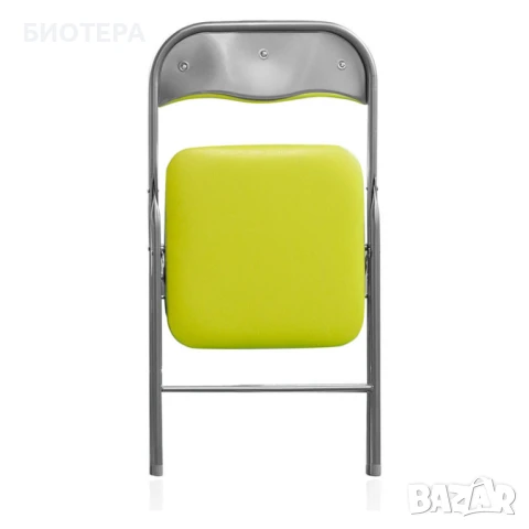 Сгъваем стол PARIS 44Х45Х78 CМ. Зелен, снимка 3 - Столове - 50637434