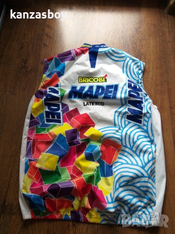 sportful gore wind stopper MAPEI QUICK-STEP 1999 CYCLING RETRO - вело елек 3ХЛ, снимка 9 - Други - 40867251