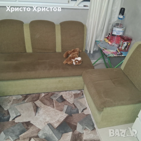 Ъглов диван разтегателен