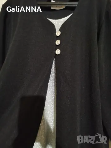 СТРАХОТНА ЕЛЕГАНТНА ТУНИКА-САКО 2 В 1  3XL-4XL, снимка 4 - Туники - 50338445