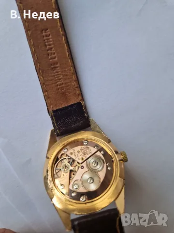 HISLON 2000, cal Felsa 4010, case 36mm, Au 10, "SWISS MADE" - златни обемни букви! ТОП!, снимка 9 - Мъжки - 55230239