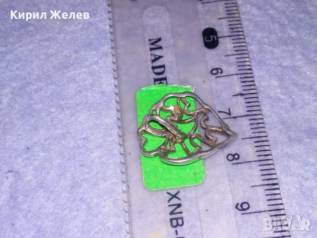 СЪРЦЕВИДЕН АЖУРЕН БЕЛ ЕПОК СРЕБЪРЕН РЕТРО МЕДАЛЬОН ВИСОКА ПРОБА СРЕБРО МАЙСТОРСКО БИЖУ 34438, снимка 11 - Антикварни и старинни предмети - 39375915