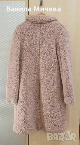 Светло бежово палто, снимка 3 - Палта, манта - 52476595