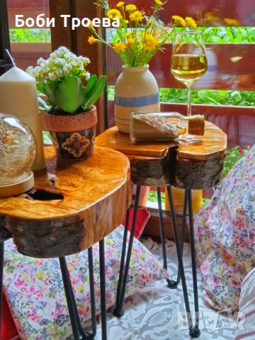 Бутикова маса за кафе от солидно букови дърво съчетава функционалност и стил, снимка 4 - Маси - 42247564