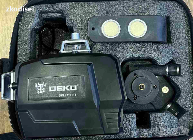 Лазерен нивел Deko DKLL12PB1, снимка 2 - Други инструменти - 44829632
