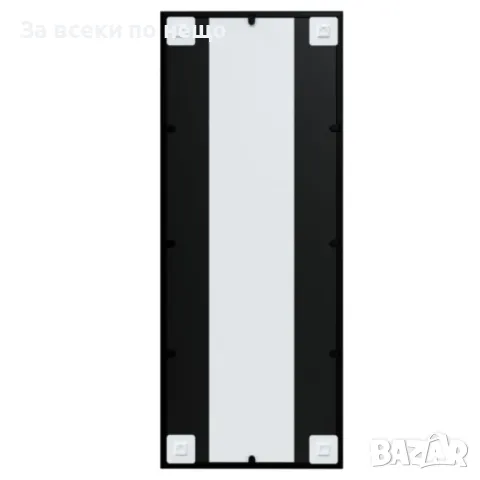 Огледало за стена, черно, 100х40 см, метал Код P469, снимка 6 - Огледала - 50260475